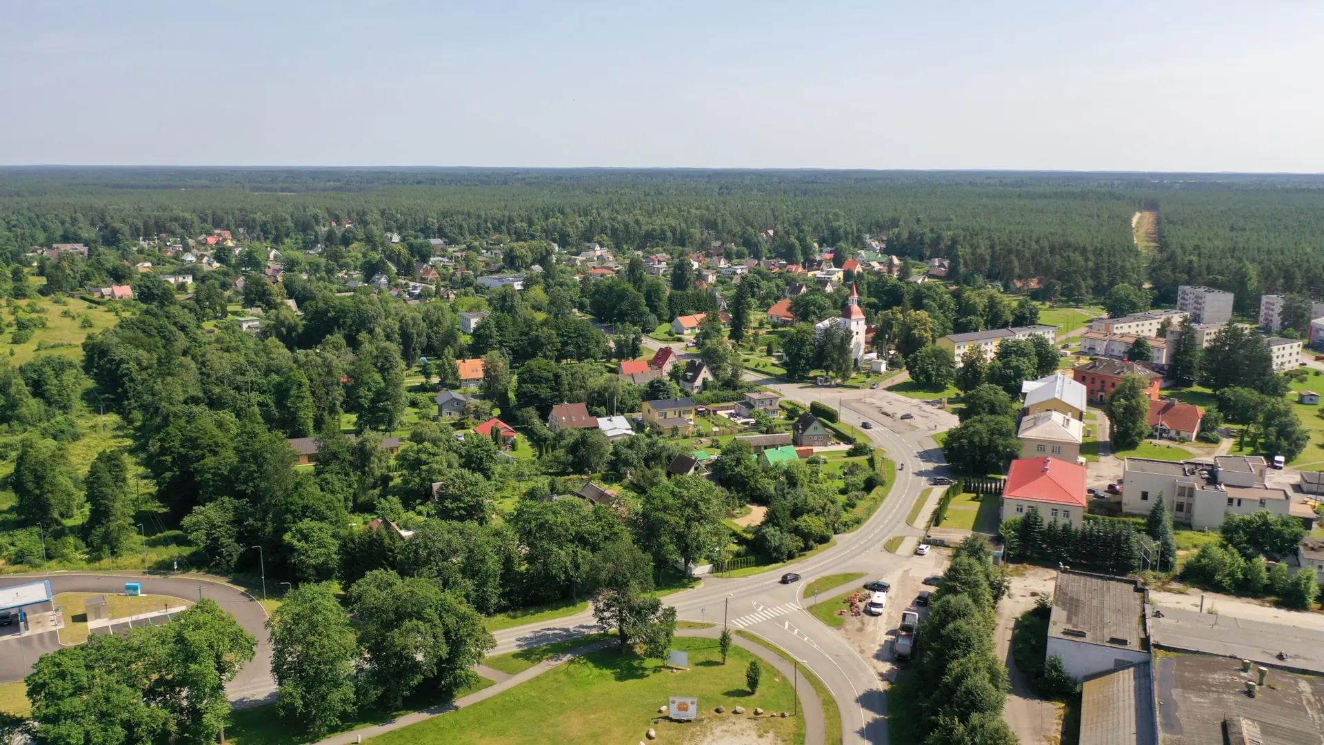 Kuusalu alevik droonilt vaadatuna
