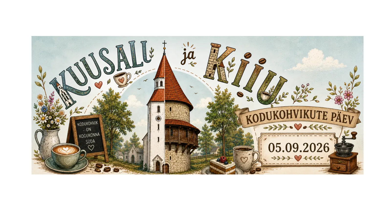 Kuusalu–Kiiu kodukohvikute päeva plakat, 5. september 2026